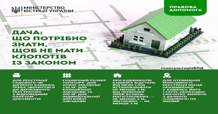 Дача: що потрібно знати, щоб не мати клопотів з законом