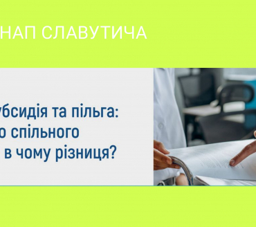 Субсидія та пільга: що спільного та в чому різниця?